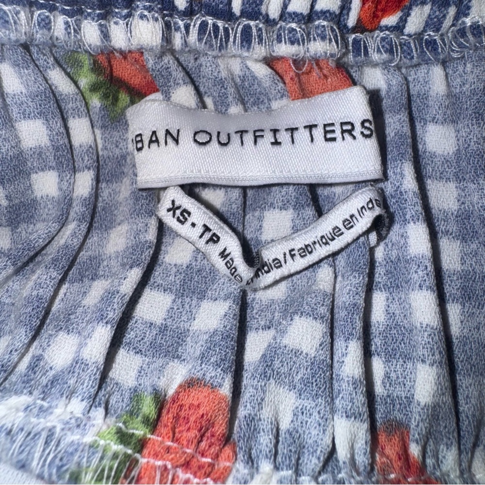 Urban Outfitters Women's XS Strawberry Dress Y2K milkmade Cottagecore Gingham - Picture 5 of 7